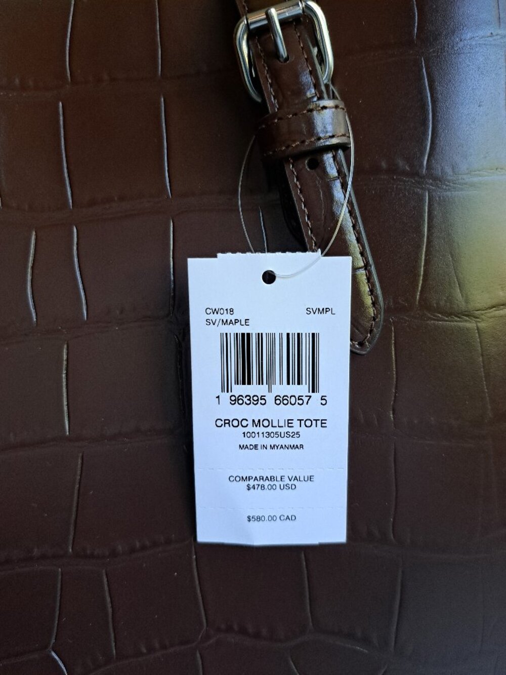 Coach NWT Large Mollie Tote Bag - Picture 4 of 4